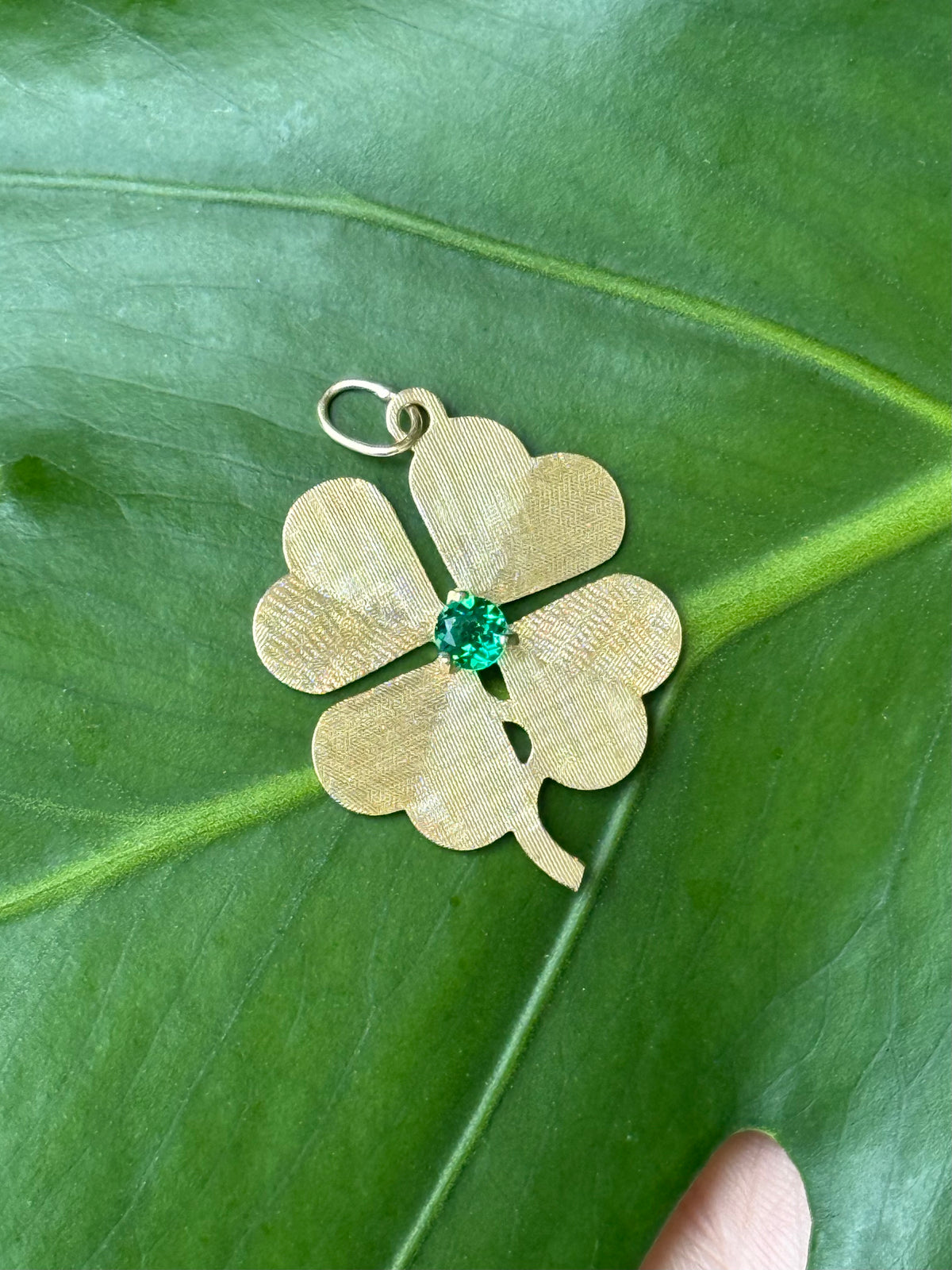 Four Leaf Clover Charm