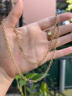 Solid Rope Textured Cable Chain