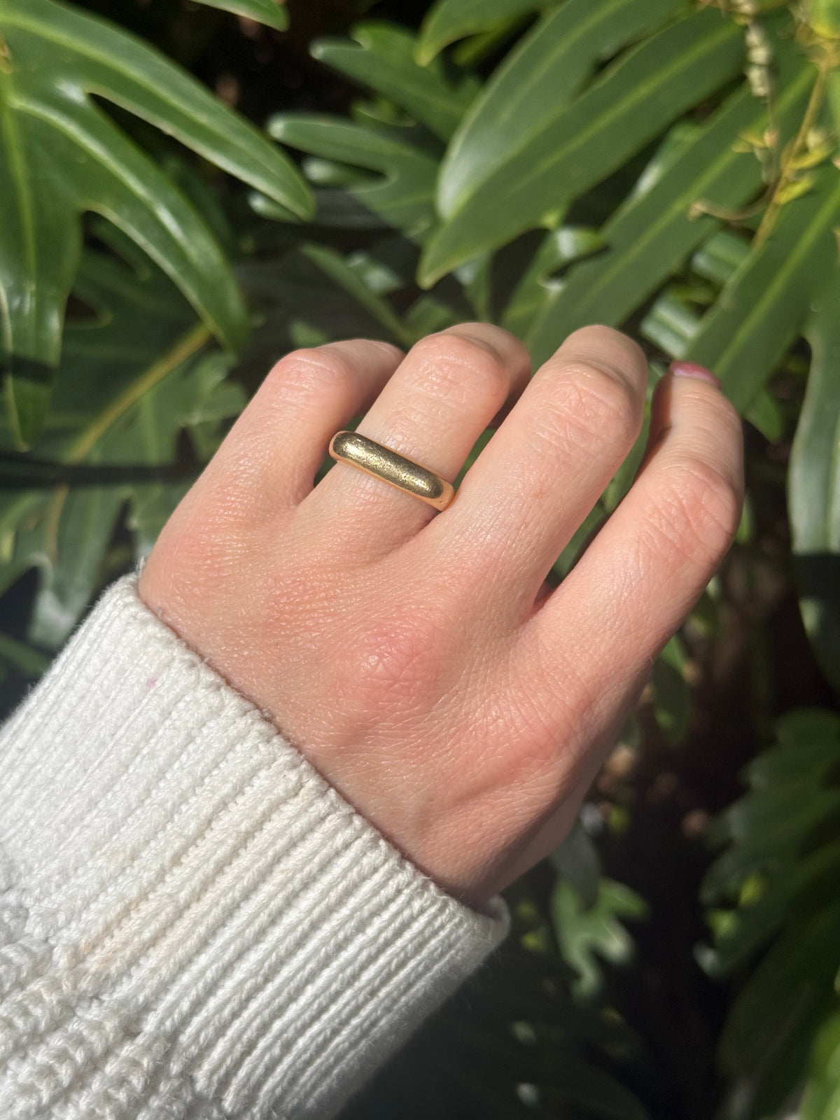 14k Square Band