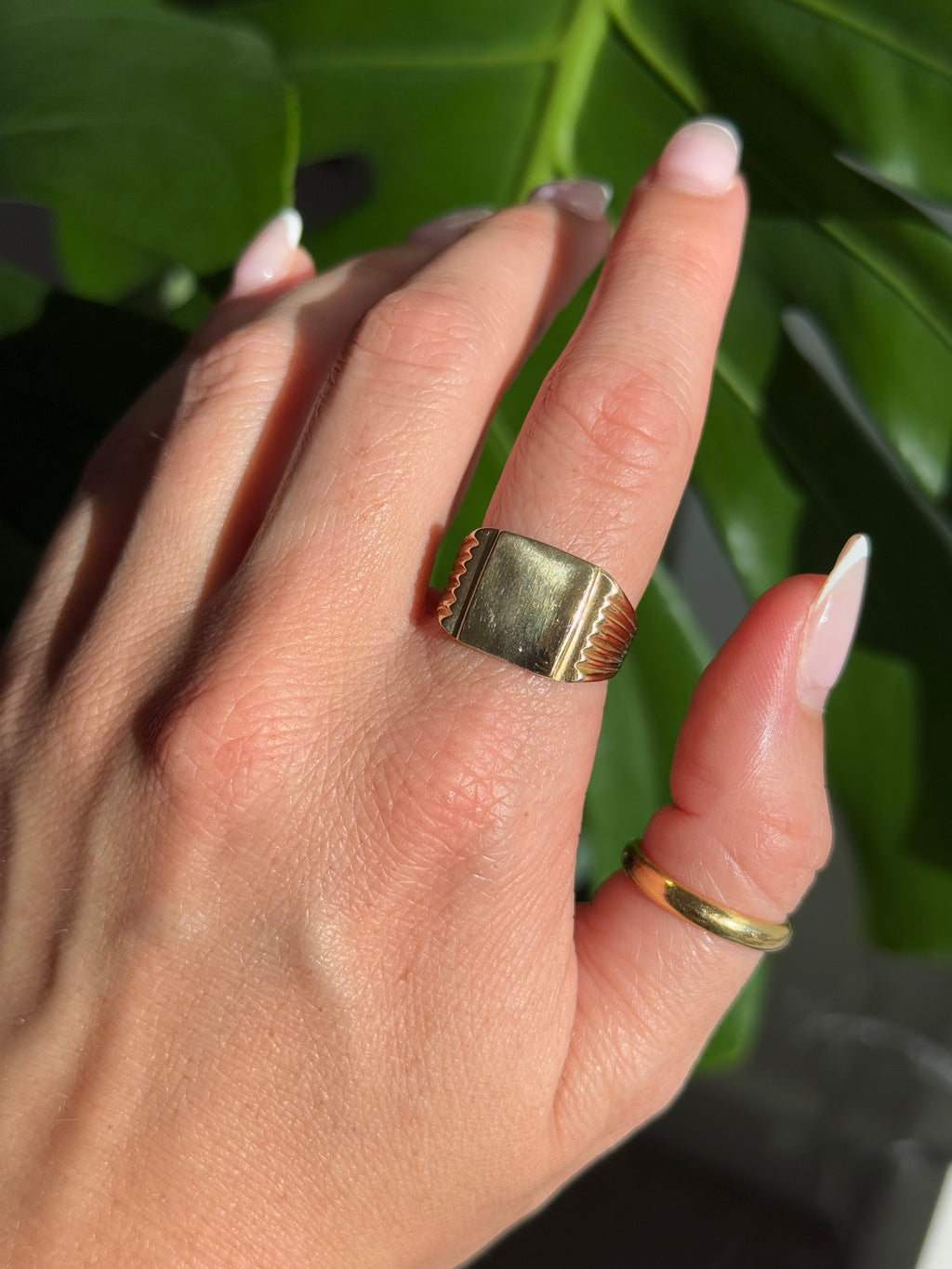 Vintage Square Signet