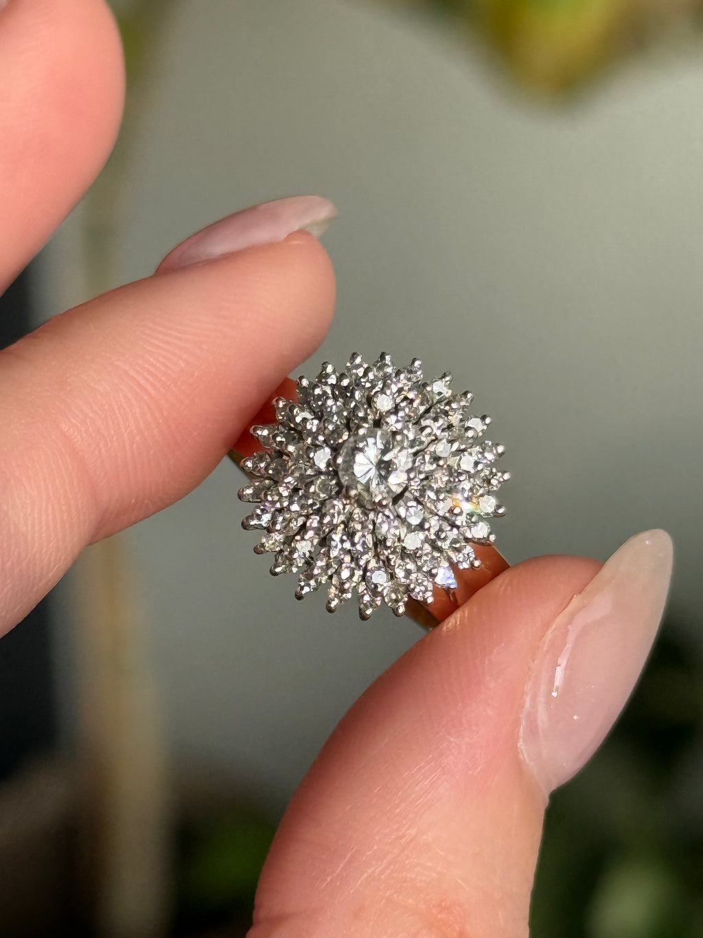 Diamond Burst Disco Ring