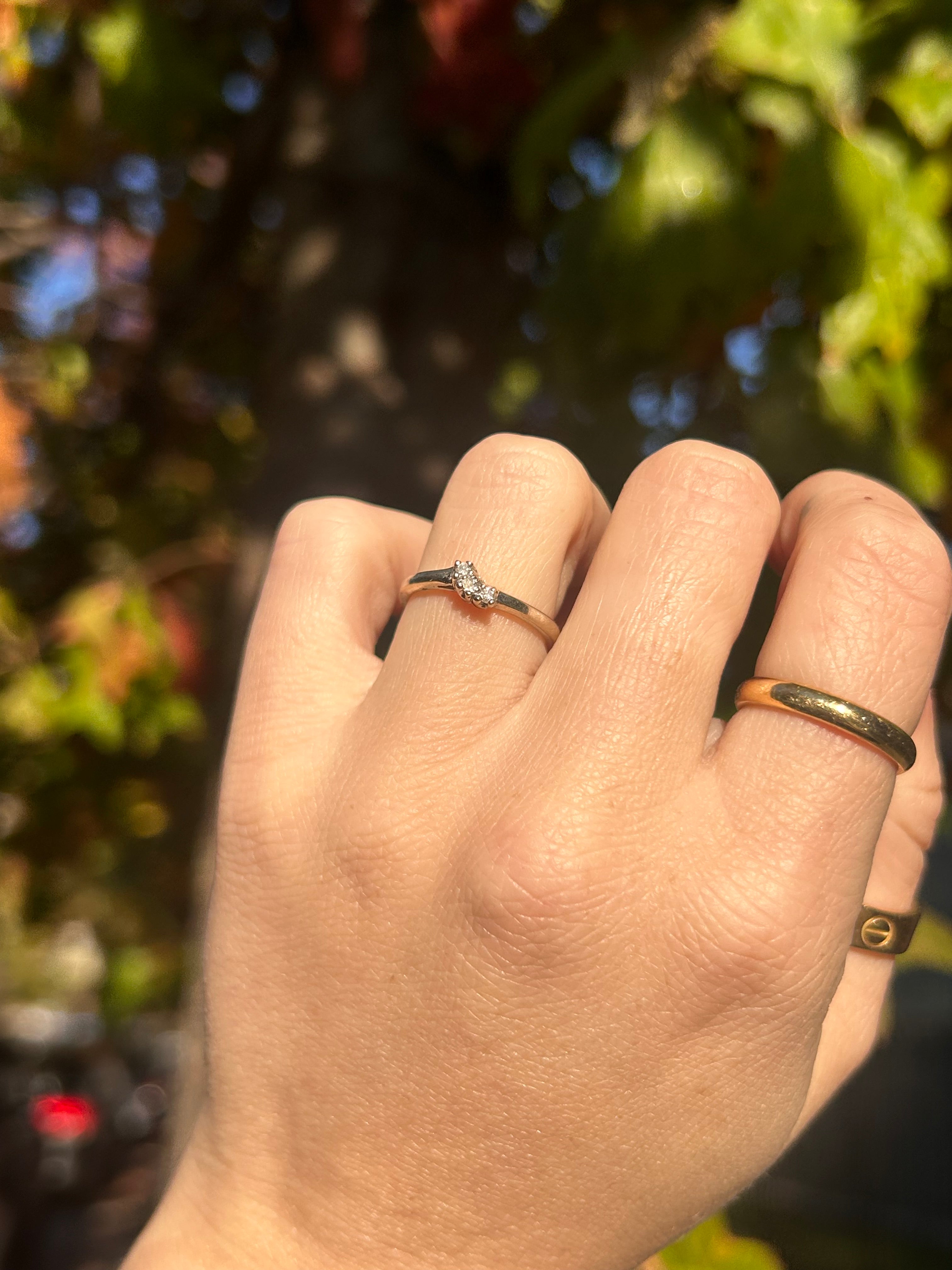 White Gold Diamond Band