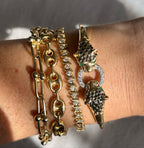 Diamond Cheetah Bangle