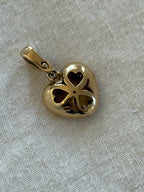 Diamond Heart Lucky Charm