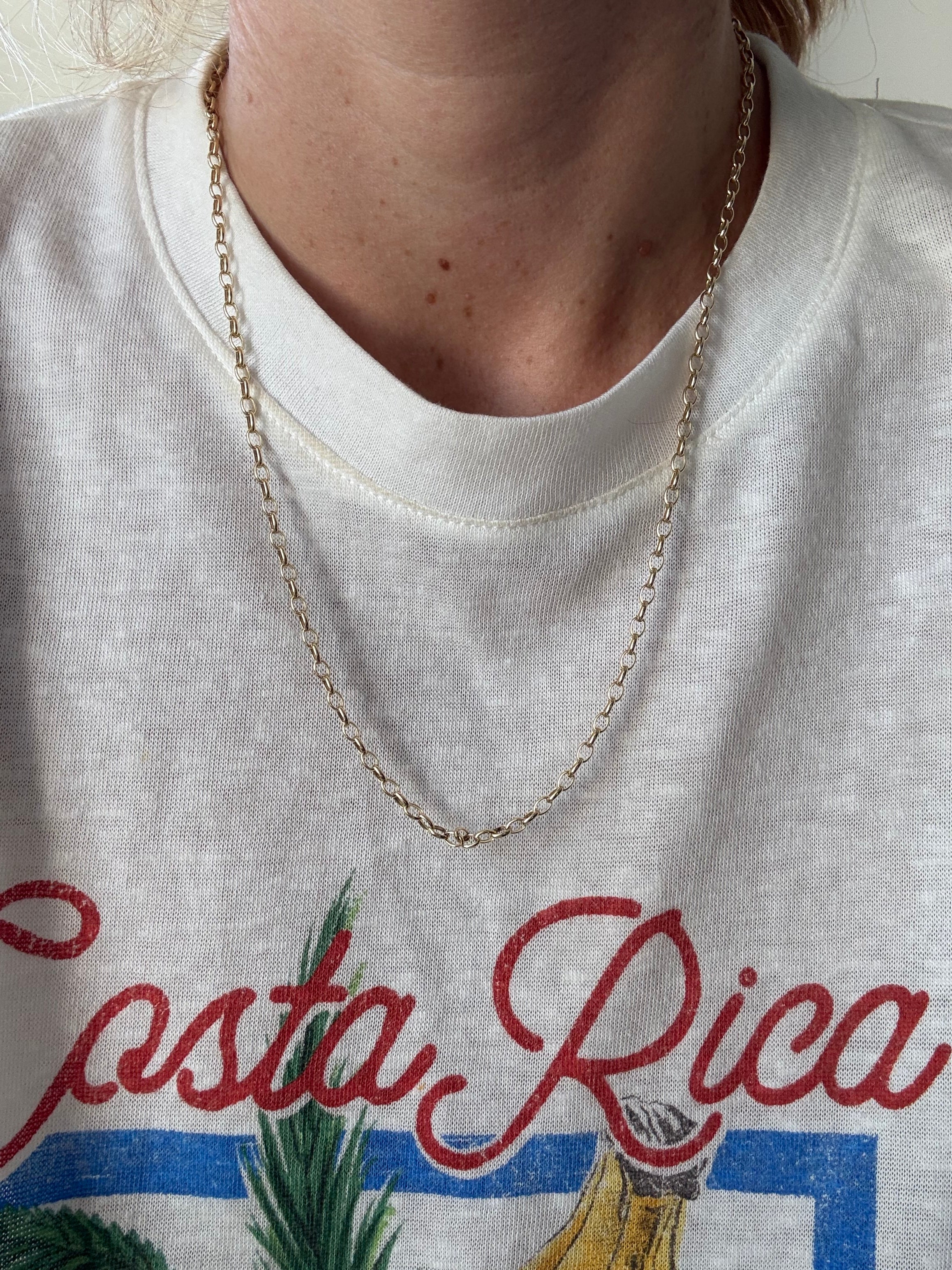 Elongated Rolo Chain