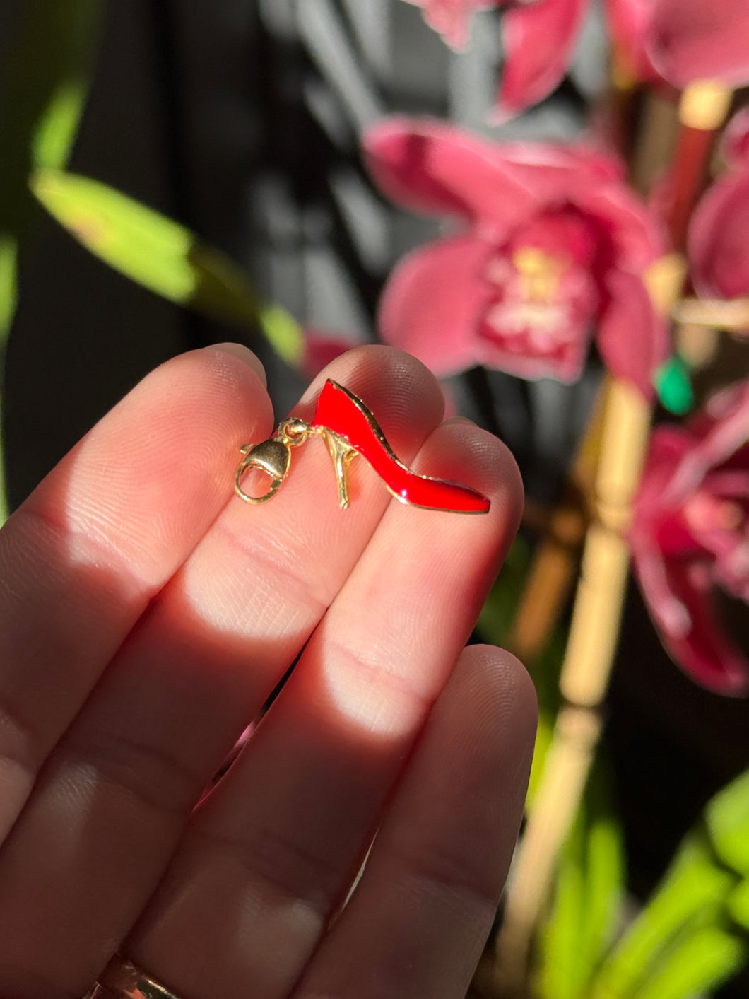 Enamel Heel Charm