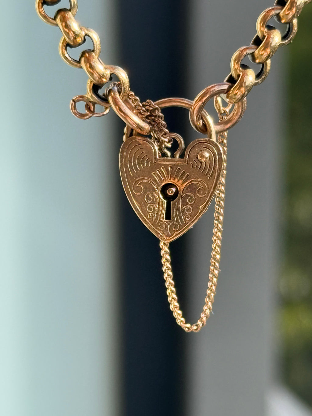 Rolo Padlock Bracelet