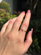 18k Diamond Heart Whisper Band