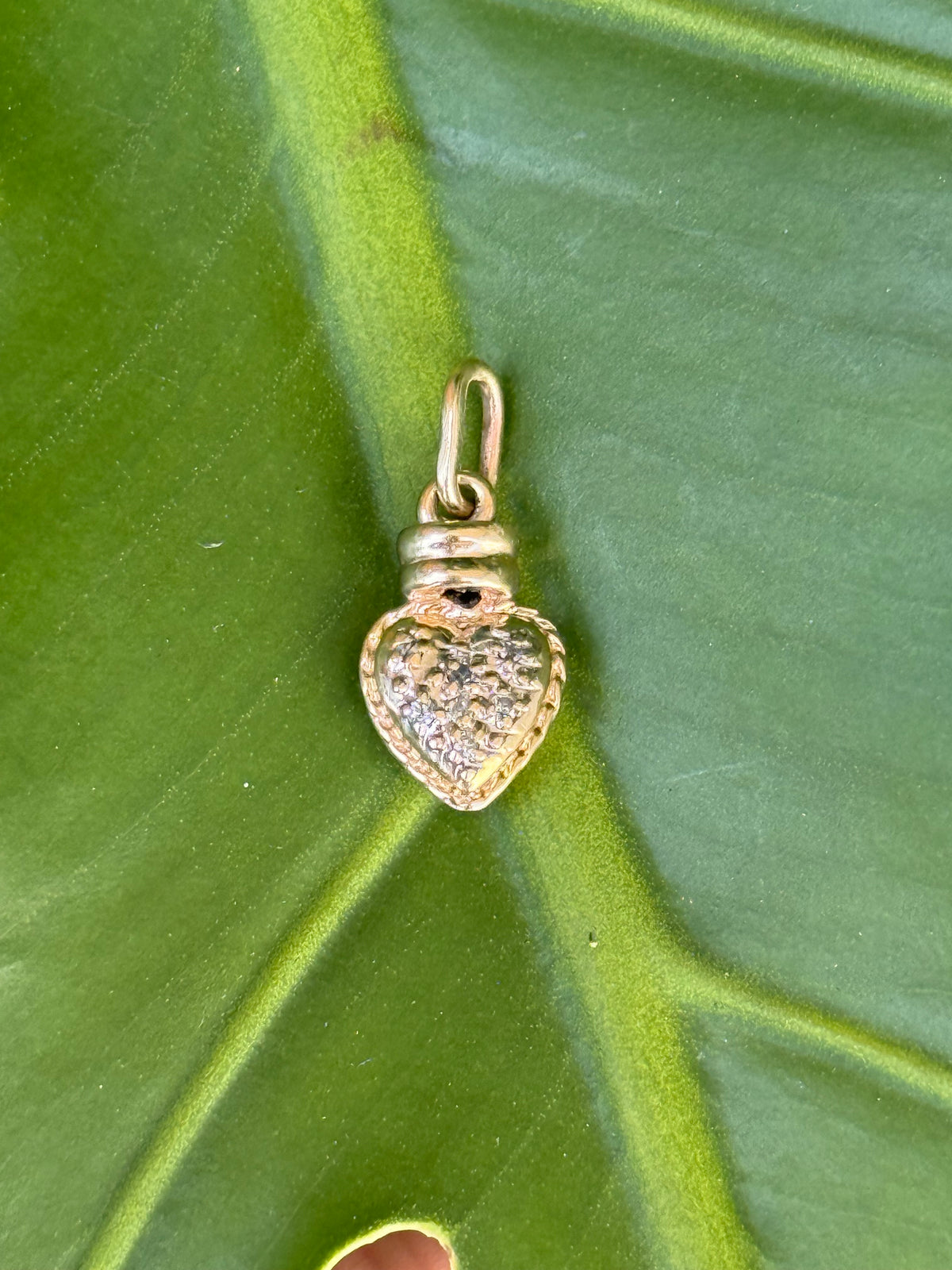 Diamond Heart Charm