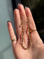 Sparkly Twisted Popcorn Bracelet
