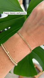Dainty Solid Italian Bracelet