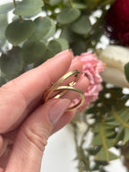 Square Edge Medium Hoops