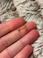 Three Dot Flat Back Stud