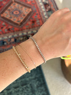 Sterling Silver Diamond Tennis Bracelet