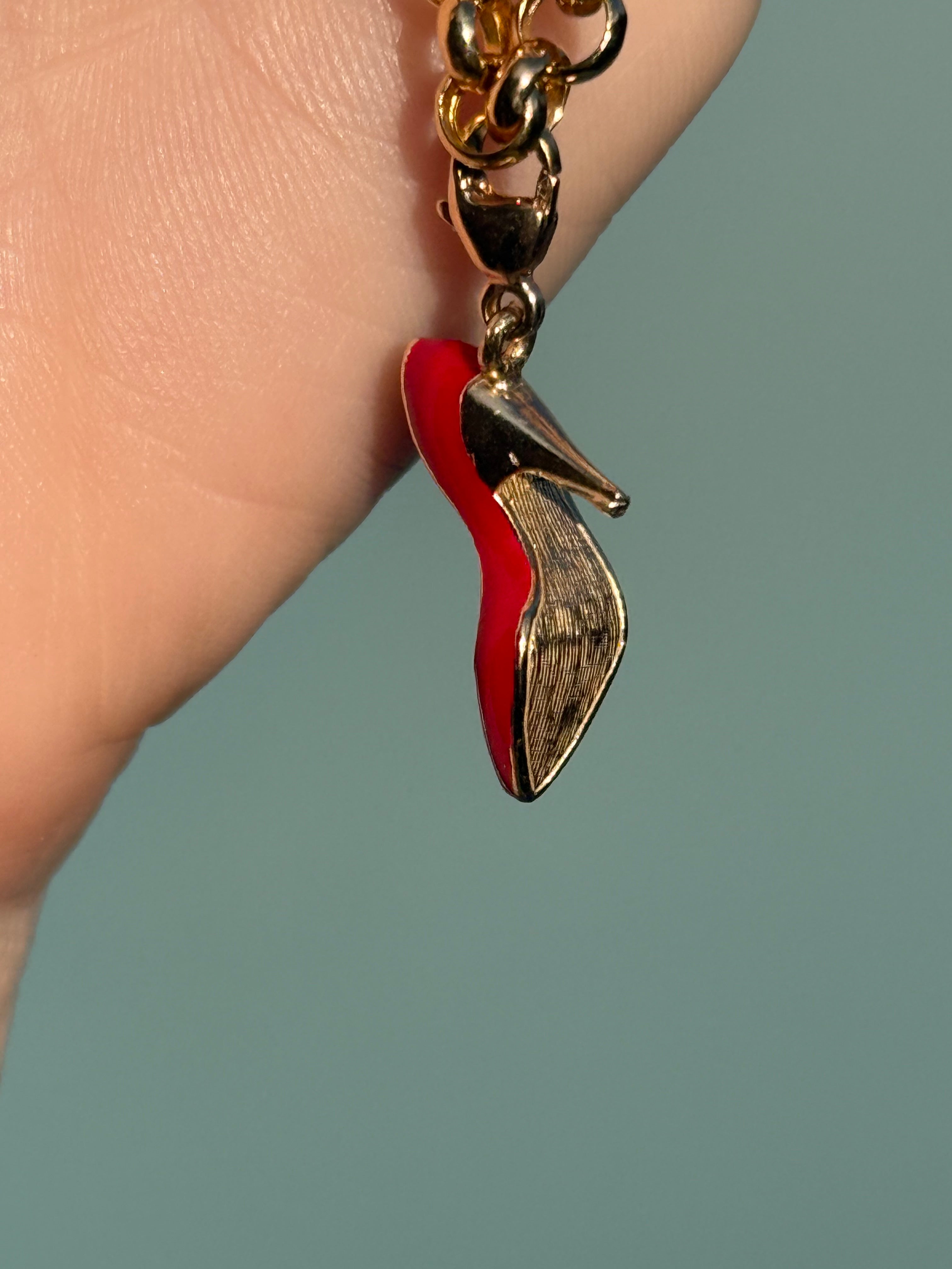 Enamel Heel Charm