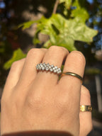 Diamond Cluster Ring