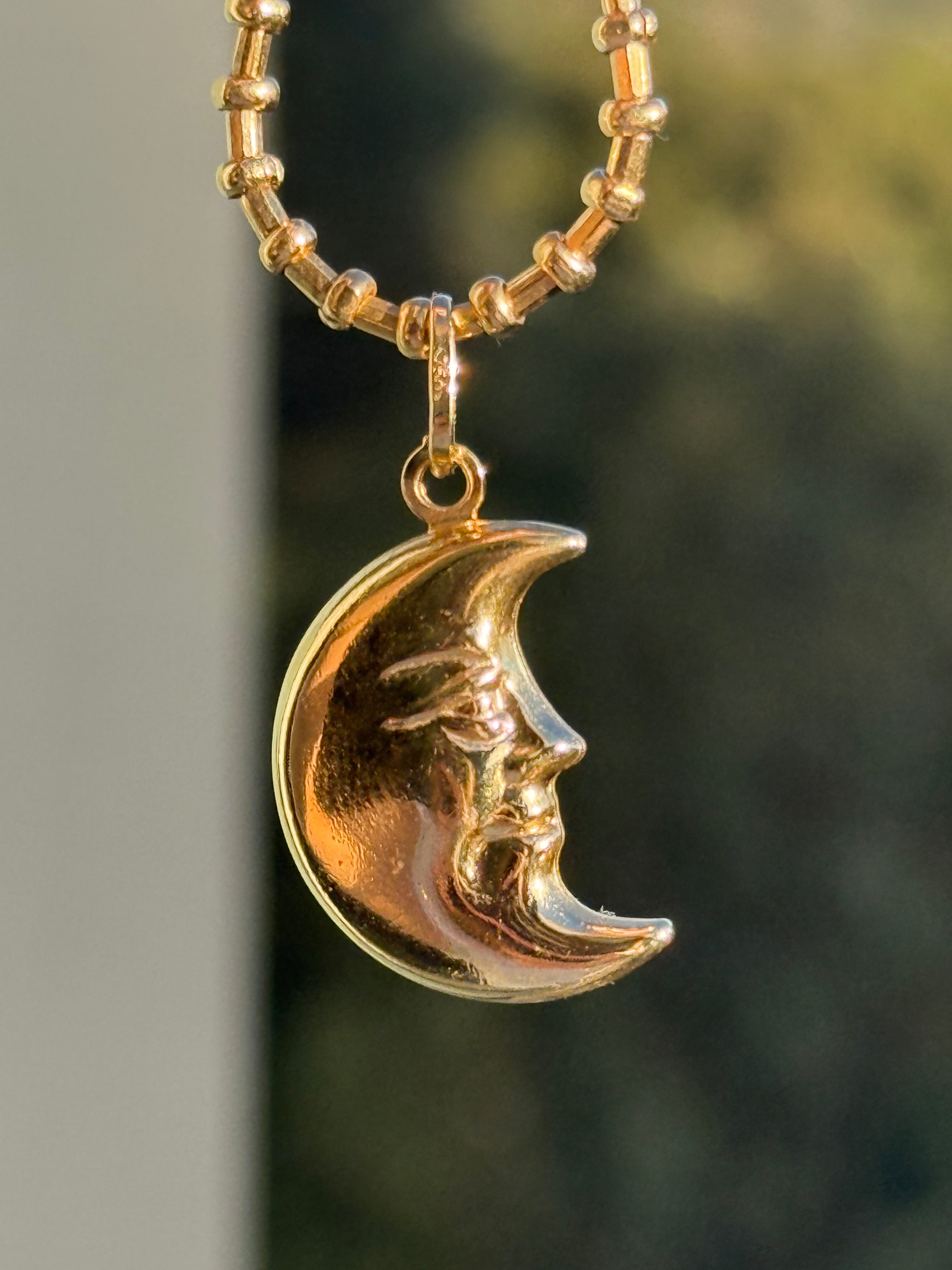Puffy Moon Face Charm