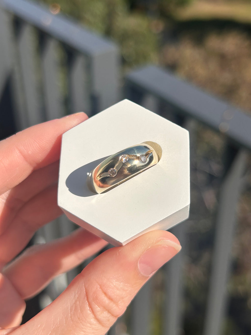 Diamond Dome Ring