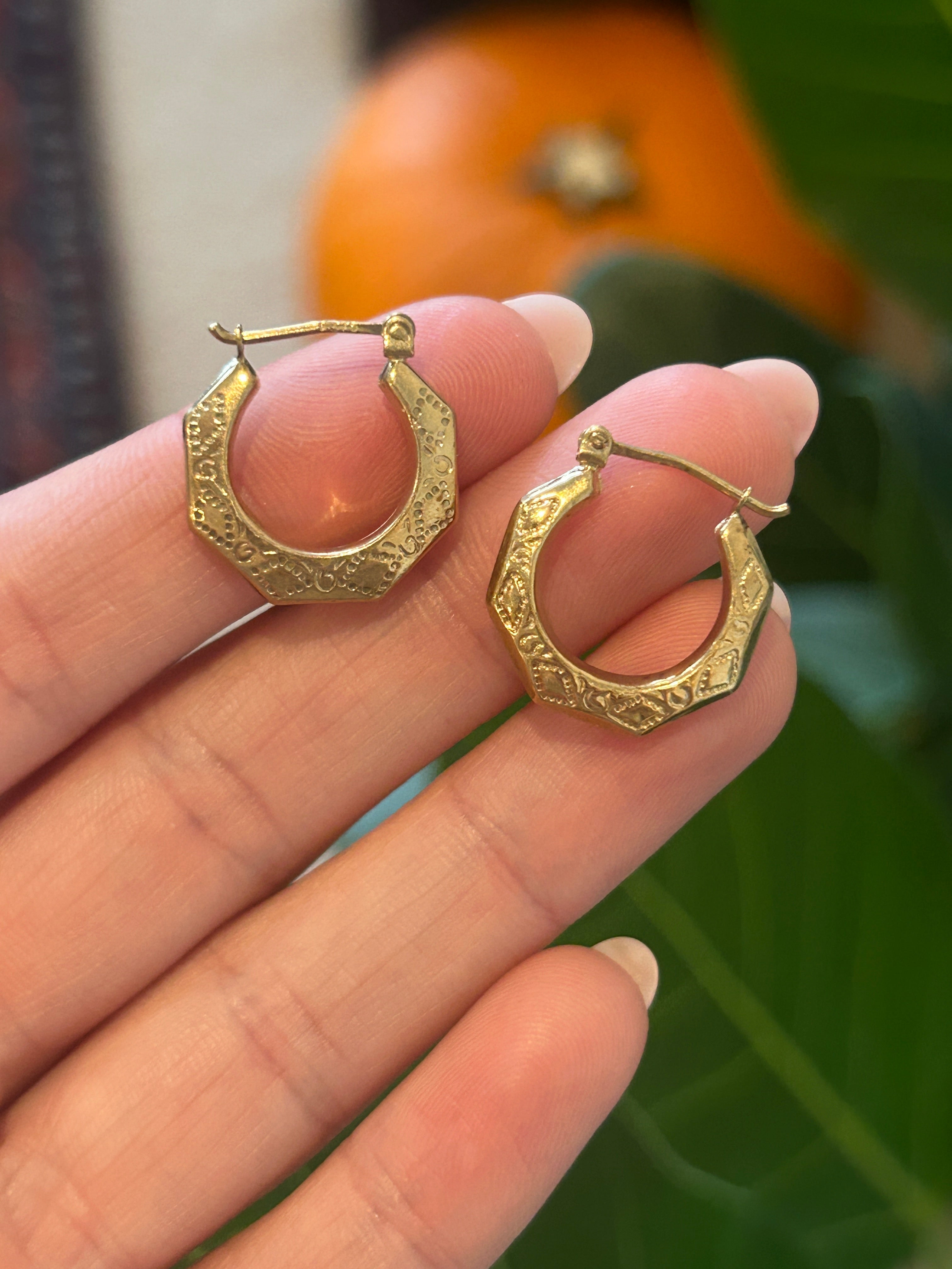 Ornate Octagonal Hoops