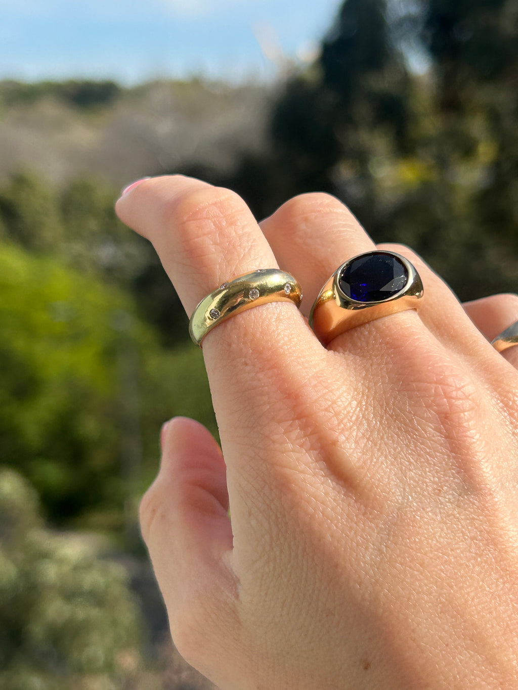 Diamond Gypsy Dome Ring