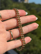 Antique Solid Curb Bracelet