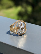 Diamond J Ring