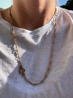 Solid Fancy Link Antique Chain