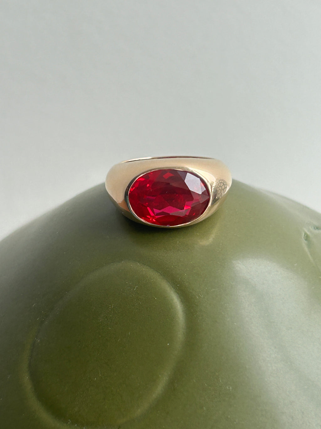 Mega Ruby Aura Ring