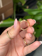 Topaz Amethyst Bypass Ring