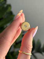 Filigree Starburst Signet Ring
