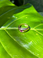Mini Ruby Aura Ring