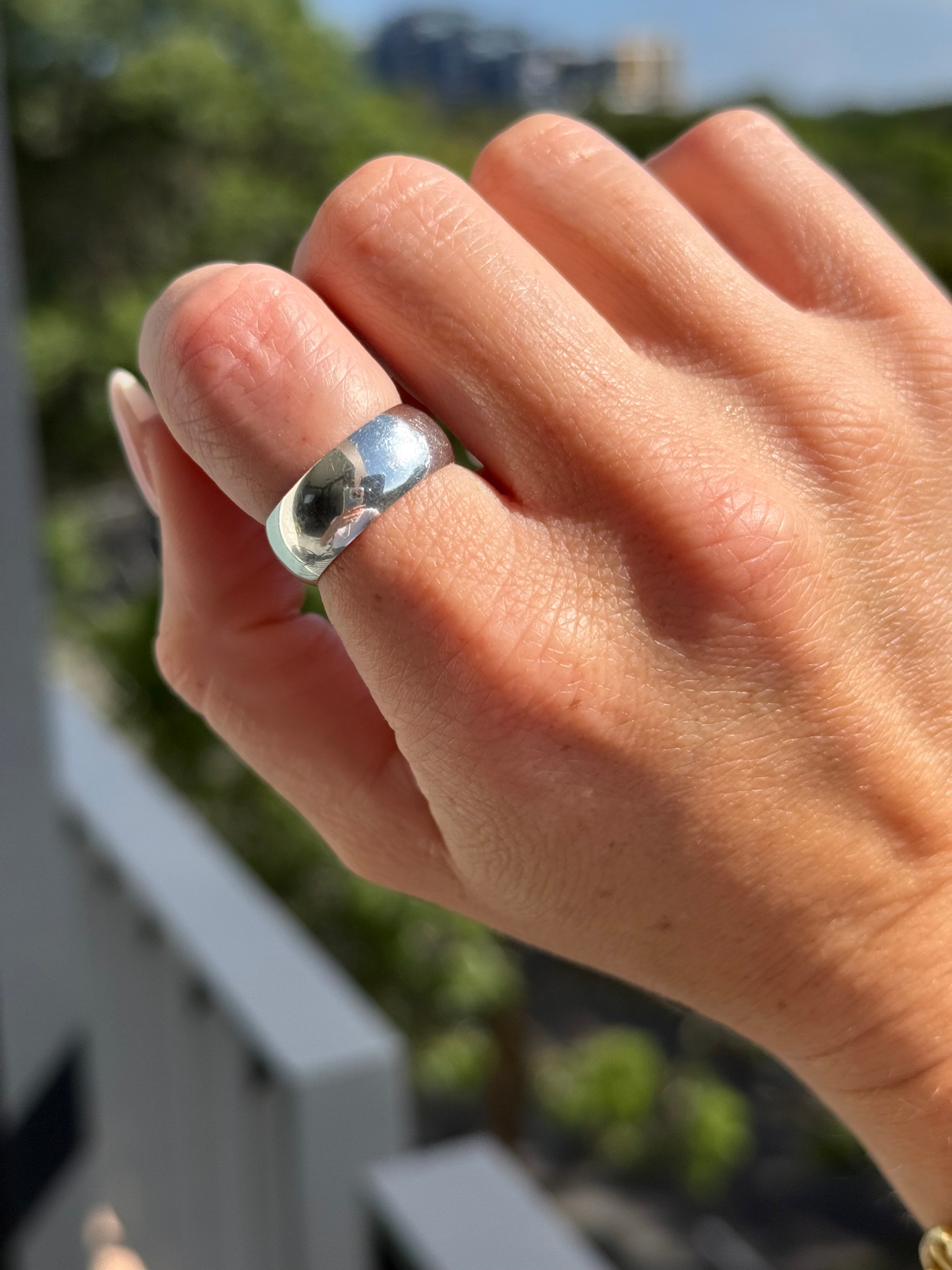 Sterling Silver Cigar Band