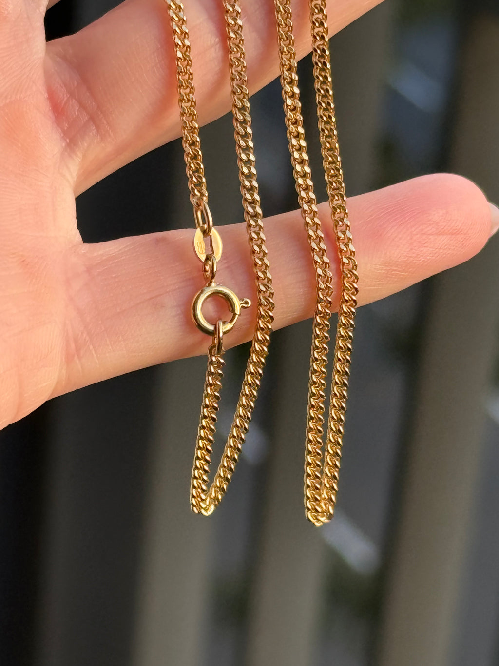 Classic Solid Curb Chain