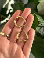 Everyday Twisted Hoops