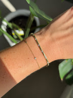 Solid Bar Tennis Braceler