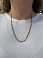 Antique Solid Rounded Curb Chain