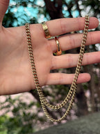 Antique Solid Rounded Curb Chain