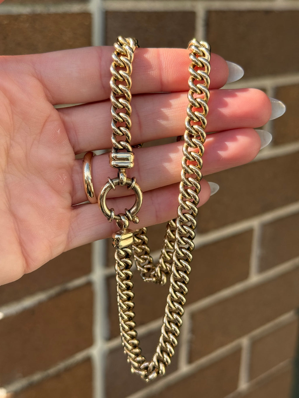 Chunky Rounded Curb Chain