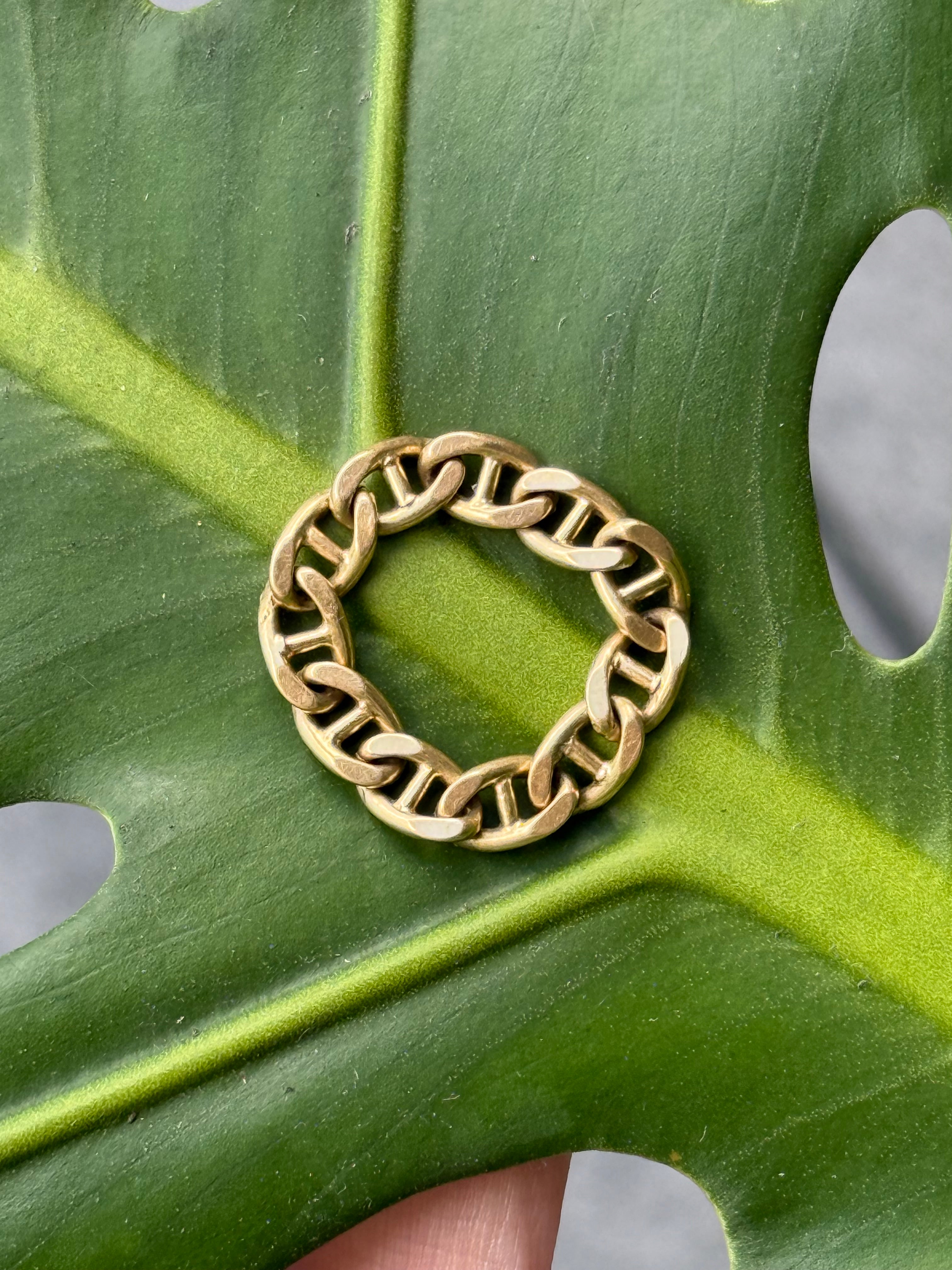 Solid 18k Mariner Ring