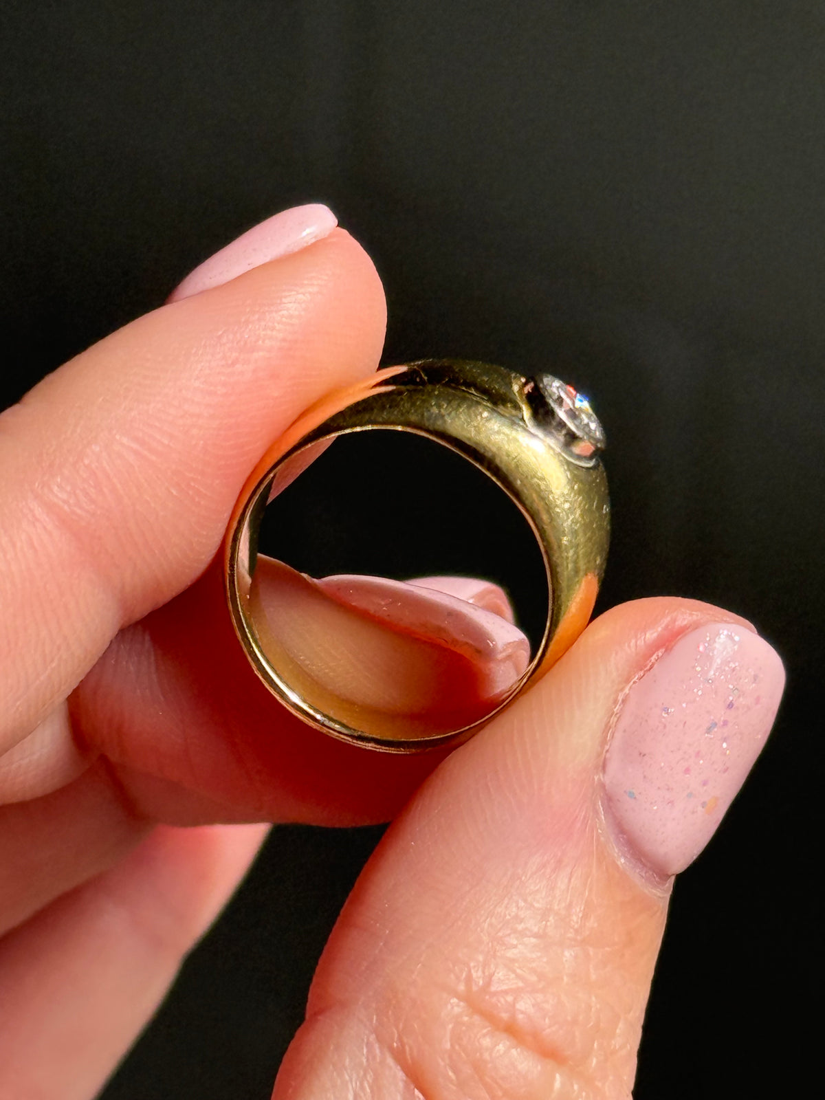 Diamond Bombe Ring