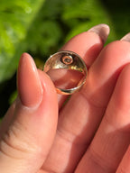 Vintage Diamond Starburst Dome Ring