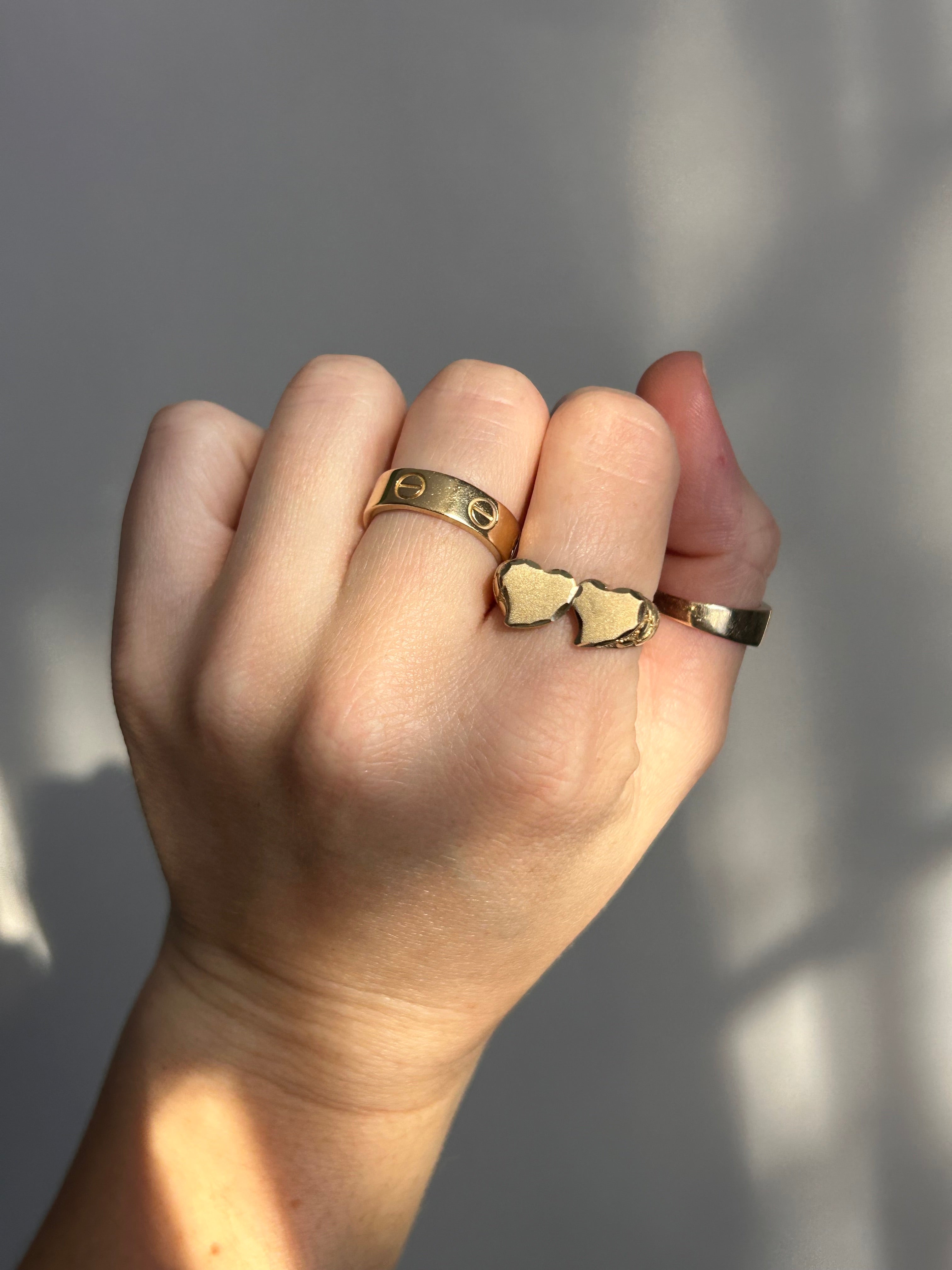Double Heart Ring