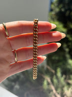 Antique Solid Curb Bracelet