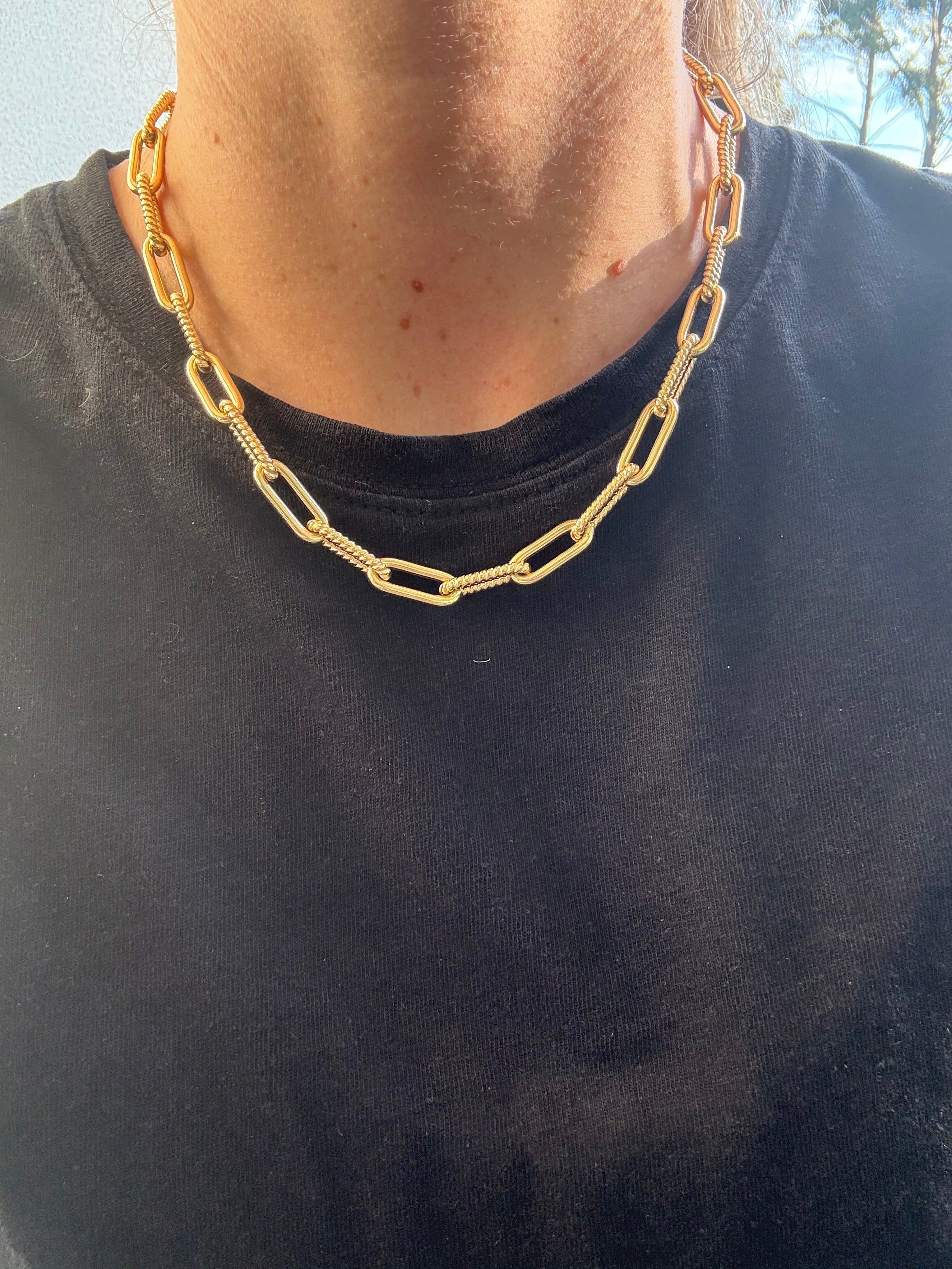 Chunky Paperclip Chain