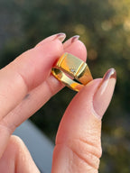 Diamond Starburst Signet