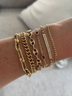 Antique Diamond Bar Bracelet