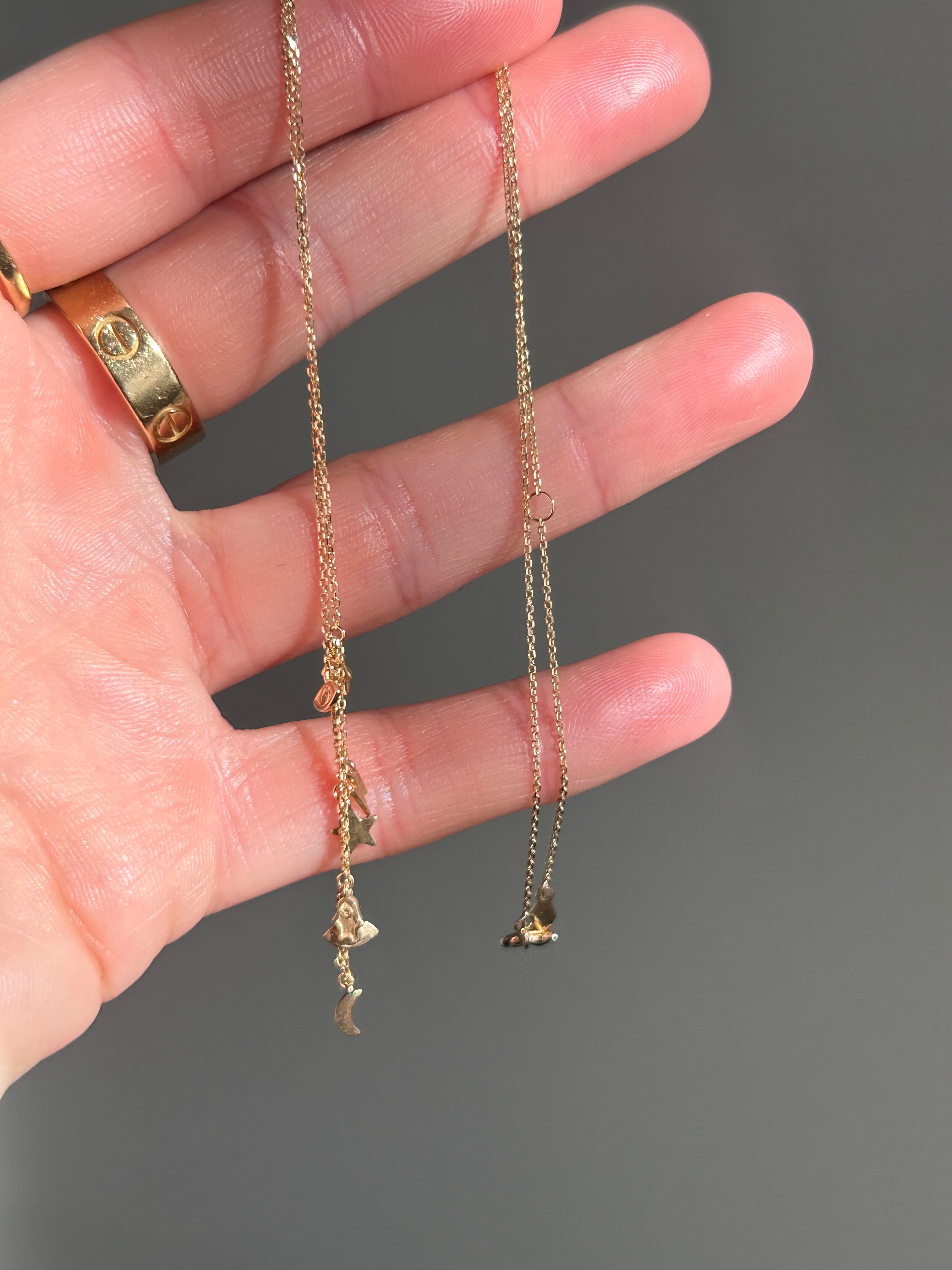Celestial Dainty Charm Necklace