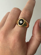 Diamond Onyx Signet