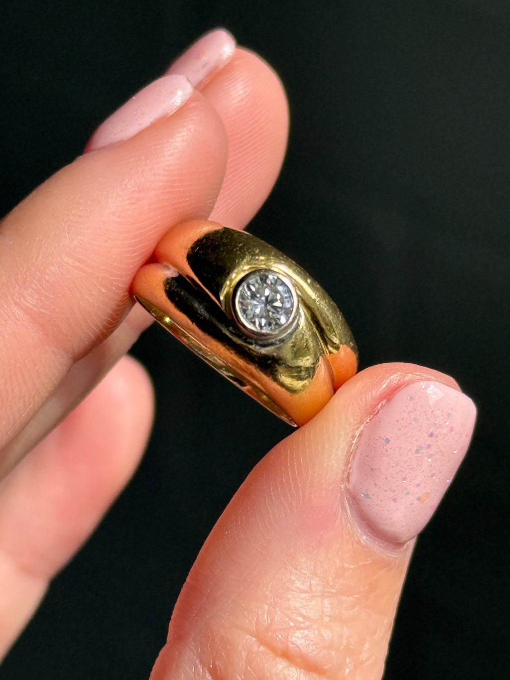 Diamond Bombe Ring