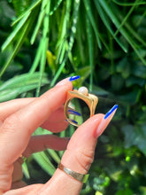 Load image into Gallery viewer, Square Pearl Ring
